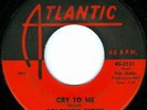 SOLOMON BURKE Cry To Me NORTHERN SOUL 45 on ATLANTIC