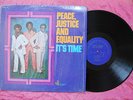 PEACE, JUSTICE & EQUALITY   It's Time   RARE private soul funk   STONE GOLD LP