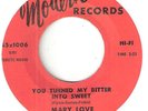 NORTHERN SOUL   MARY LOVE    YOU TURNED MY BITTER INTO SWEET   MODERN