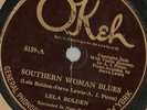Lela Bolden, A J Piron, Steve Lewis Southern Woman Blues Okeh 40117 78 rpm NOLA