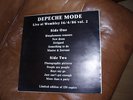 Depeche Mode Live at Wembley Vol 2  very rare LP vinyl