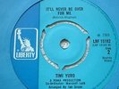 TIMI YURO IT'LL NEVER BE OVER FOR ME RARE UK UNPLAYED 45 MINT