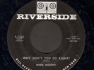 POPCORN 45 Mark Murphy WHY DON'T YOU DO RIGHT? Riverside 4526 RARE