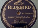 VERY RARE Glenn Miller - Sunrise Serenade - Moonlight Serenade - 78 RPM Bluebird