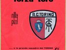 Calcio e Canzoni. NILLA PIZZI. FORZA TORO. 45 giri. 1964.