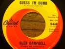 GLEN CAMPBELL Guess I'm Dumb Co-Written & Produced by BRIAN WILSON Capitol 7