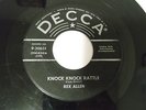 REX ALLEN / KNOCK KNOCK RATTLE B/W INVITATION TO THE BLUES / RARE ROCKABILLY 45