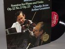 BEETHOVEN SONATAS 2 & 4 GRUMIAUX violin ARRAU piano PHILIPS 9500-263 NM