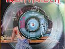 IRON MAIDEN TWILIGHT ZONE / WRATHCHILD UK CLEAR VINYL MINT ORIGINAL 
