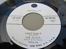 THE O'JAYS CAN'T TAKE IT / MIRACLES APOLLO 759 RARE R&B NORTHERN SOUL 45