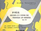 Decca LXT2727 - Dvorak - Cello Concerto - Zara NELSOVA - Josef KRIPS