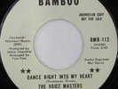 rare Soul 45 VOICE MASTERS dance right into my heart BAMBOO Hear