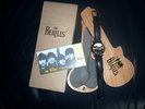 THE BEATLES FOR SALE OFFICIAL APPLE WATCH & WOODEN GUITAR CASE AND BOX NEAR MINT
