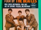 FOUR BY THE BEATLES  -  EP 1-2121 with cardboard Picture Sleeve