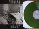 NIRVANA - BLEACH LP Orig GREEN UK Tupelo Melvins Mudhoney Foo Fighters Seattle