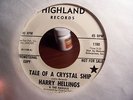 HARRY HELLINGS  & THE RADIALS  TALES OF A CRYSTAL SHIP  RARE GARAGE PSYCHE FUZZ
