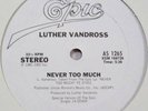LUTHER VANDROSS-NEVER TOO MUCH**RARE ORIGINAL PROMO**LISTEN