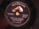 ELVIS PRESLEY Love Me Tender / Anyway You Want Me Orig RCA 78rpm 20-6643 