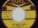 R&B 45 CHUCK EDWARDS Let's Rock 'N Roll DUKE HEAR