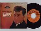 Rock & Roll Picture Sleeve EP BUDDY HOLLY Listen To Me CORAL VG++