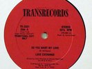 Love Exchange - Do You Want My Love 12