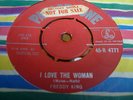 FREDDY KING AND ORCHESTRA. HIDE AWAY/ I LOVE THE WOMAN. PARLOPHONE R&BLUES 1961