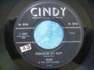 VERY RARE R&B DOO-WOP JUKEBOX 45 CLEO &THE CRYSTALIERS-PLEASE BE MY GUY on CINDY