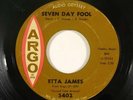 Northern Soul 45 ETTA JAMES Seven Day Fool on Argo