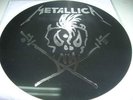 METALLICA    Live in sweden 87   7'    one side silver  pic  disc