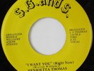 rare Modern Soul 45 HENRIETTA THOMAS i want you Listen