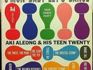 AKI ALEONG c'mon baby let's dance LP VG R 6020 Vinyl 1961 Tri Label A1/B1 Surf