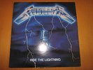 METALLICA, Ride the Lightning. 1984, Rare First Press LP UK Erstauflage 
