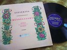 33 CX Columbia UK ED1 GIESEKING Piano solo MENDELSSOHN  songs without words NM