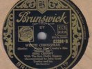 BING CROSBY - White Christmas / Let's Start The New Year Right 78 rpm disc (A++)