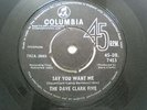 THE DAVE CLARK FIVE 45 DB 7453 BLACK Rare Ep Record Single 45 rpm 7