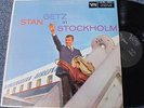STAN GETZ In Stockholm VERVE 8213 original press black trumpet label VG+/++ JAZZ