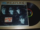 MEET THE BEATLES MONO LP W/ RARE THE BEATLES ARE COMING STICKER (1964 3rd PRESS)
