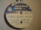FRED ALLEN SHOW - Rare Orig 1947 Radio SHOW Guest Star MILTON BERLE  ACETATE