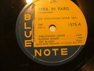 The Thelonius Monk Trio Blue Note 1575