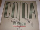 LED ZEPPELIN - CODA - LP SLEEVE (SIGNED)
