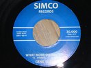 GENE TOONES WHAT MORE DO YOU WANT  SIMCO LABEL