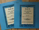 J.S.BACH-  SUITES 3,4,5,6 for VIOLONCELLO-HONEGGER-VALOIS-MB 327,328