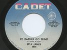 Rare R&B / Soul 45 - Etta James - I'd Rather Go Blind - HEAR - Mint Minus