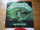 Metallica -  Ride the Lightning red vinyl Bernett Records green Cover 