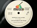 EARL CUNNINGHAM-Words Of The Father-BLACK UHURU-Wood For My Fire-UK DEB ORIG 12”