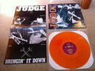 JUDGE BRINGIN`IT DOWN LP ORANGE VINYLSXE,CRO-MAGS,NYHC,BOLD, read shipping