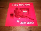 JEAN WARD stay not late  SIGNED ORIG UK FOLK LP