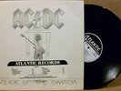 WHITE LABEL PROMO ROCK LP: AC / DC FLICK OF THE SWITCH 1983 Atlantic EMBOSSED
