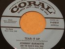 JOHNNY BURNETTE ROCK 'N' ROLL TRIO WLP PROMO 45 DJ COPY 1956 w/SLEEVE EX To NM