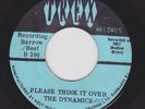 THE DYNAMICS on TREX Please don't think it over / Lover BARBADOS ISLAND SOUL 45